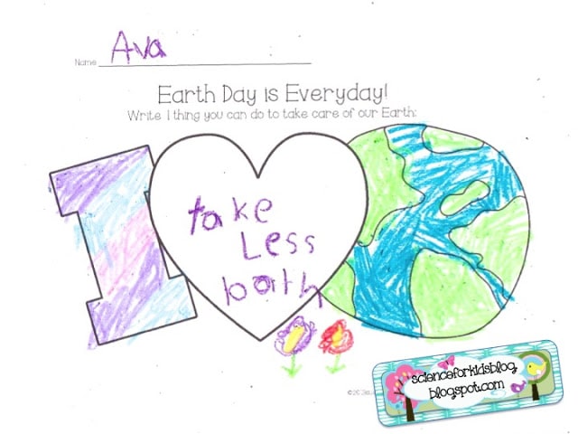 7 Fast Activities for Earth Day and Printables {Free} Teach Junkie