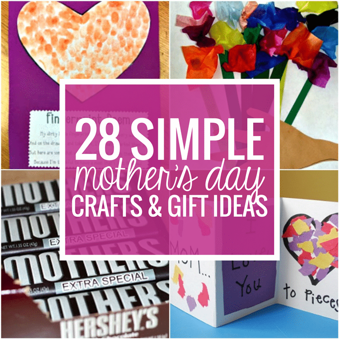 28 Straightforward Mother’s Day Crafts and Reward Ideas